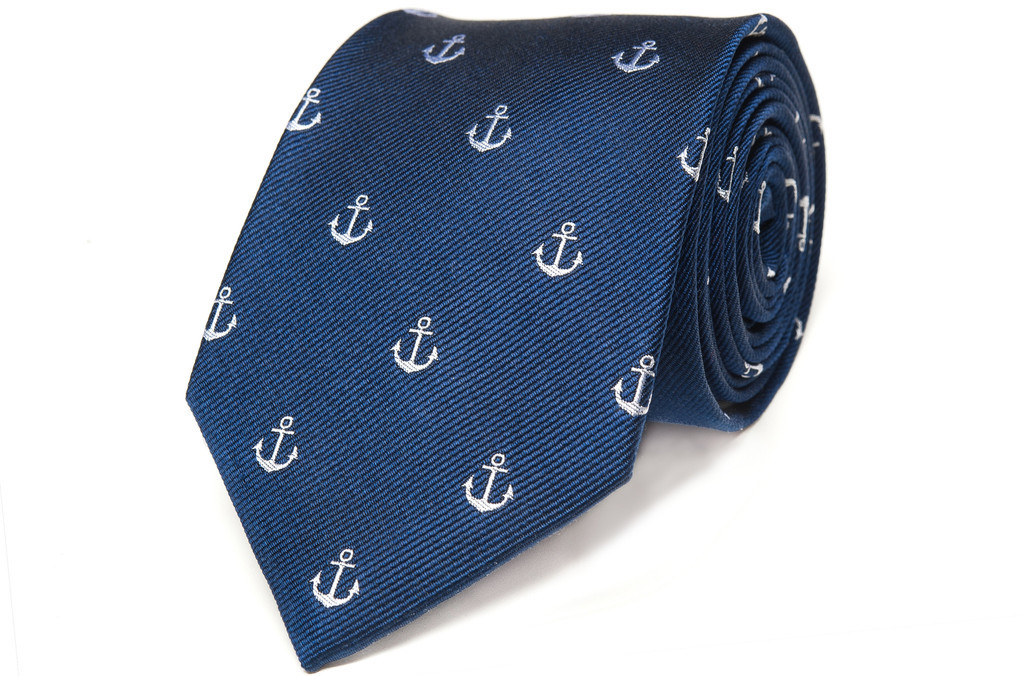 B&M_Navy_Anchor_Tie